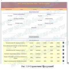 Автоматизация учета продаж производственно-торговой организации