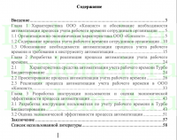 Автоматизация процесса учета рабочего времени сотрудников ООО «Консист» с использованием системы Турбо Бюджетирование, ВЫПУСКНАЯ КВАЛИФИКАЦИОННАЯ РАБОТА (БАКАЛАВРСКАЯ РАБОТА), Кафедра «Системного анализа и информатики»