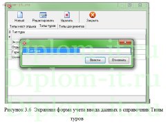 Разработка АРМ менеджера туристической компании