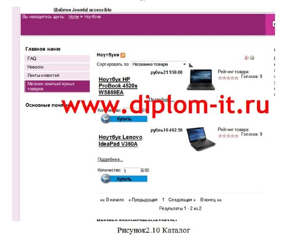  Разработка интернет-магазина компьютерной техники и компьютерных комплектующих 