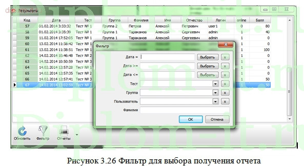  Система обучения и проверки знаний в тестовой форме учеников МБОУ СОШ по предмету Английский язык 