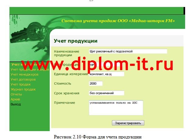 Автоматизация учета продаж в рекламной компании