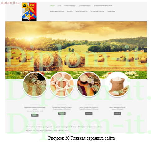 Разработка веб-представительства для сельскохозяйственного предприятия