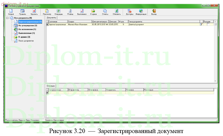 Проектирование автоматизированной системы документооборота на государственном предприятии