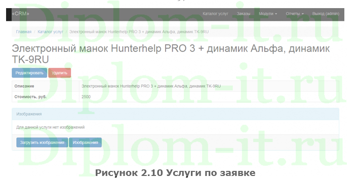 Автоматизация анализа конкурентоспособности товара для ООО -Лема-, ВКР Синергия