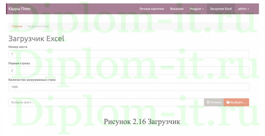 Автоматизированная система обработки и управление информацией по трудоустройству выпускников Вуза, ВКР по информатике