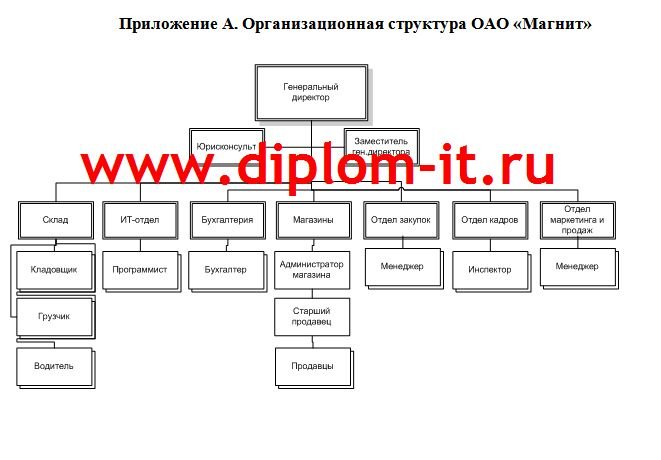  Автоматизация процесса приема и продаж товара магазина Магнит 