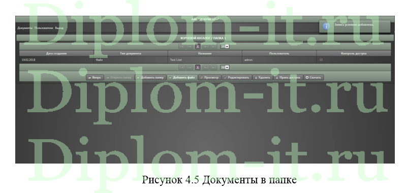 Разработка веб-приложения автоматизации системы электронного документооборота (Java), диплом по информатике