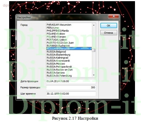  Разработка интерактивного комплекса по школьному курсу астрономии “Планетарий” 