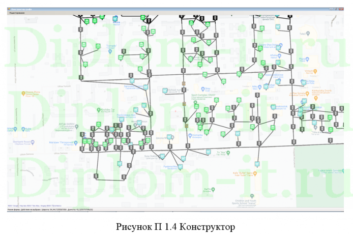 Подсистема построения социальных маршрутов граждан в условиях Covid-2019, ВКР по информатике