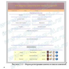 Автоматизация рабочего места (разработка АРМ) менеджера туристической фирмы