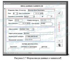 Разработка программных средств для анализа кредитных и валютных рисков многофилиального банка