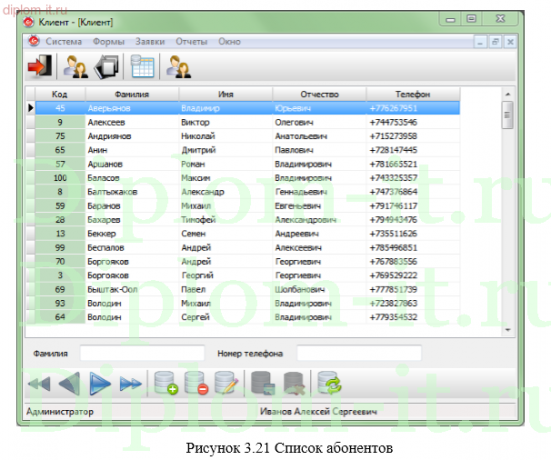 Разработка автоматизированной информационной системы учета заявок в телекоммуникационной компании