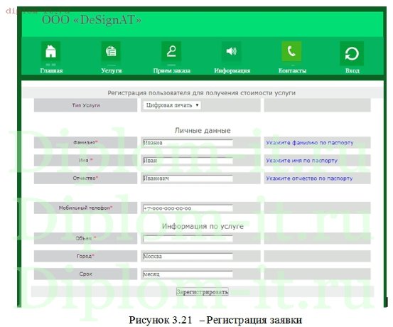  Разработка сайта для производственно-торгового предприятия 