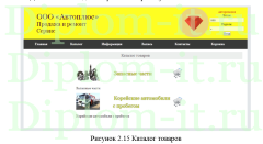 Разработка информационной системы автомагазина, дипломная работа по информатике в экономике