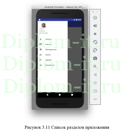 Разработка проекта мобильного приложения для ОС Android для эффективного взаимодействия пользователя и серверной базы данных, ВКР по информатике